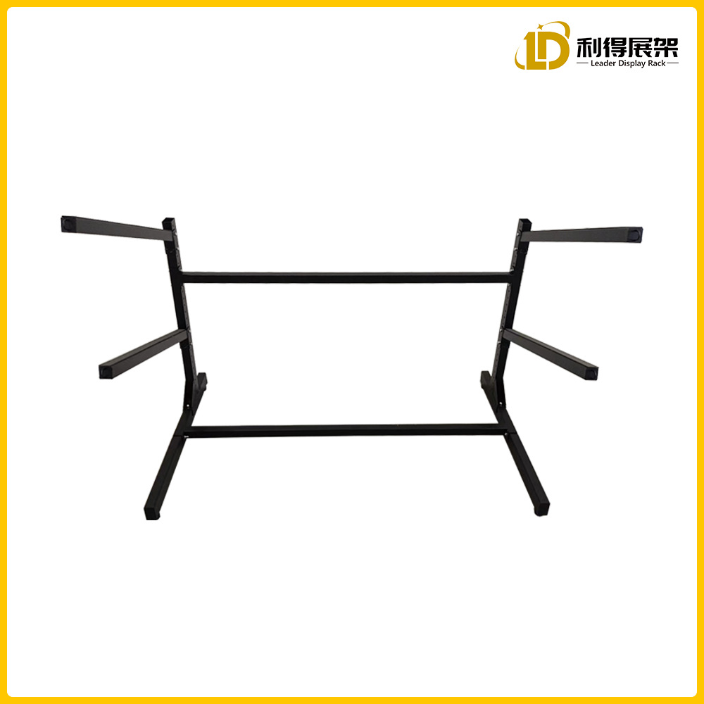 亚马逊跨境爆款皮划艇展示架滑雪板划水板收纳架加厚材质厂家定做