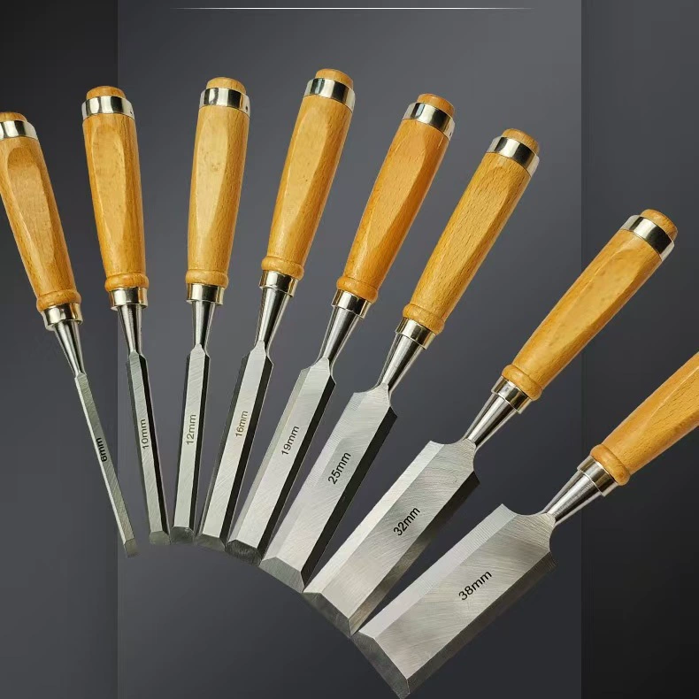 Деревообрабатывающее долото, старомодная плоская лопата, набор инструментов для долота, долото для обработки древесины, острое стальное долото с внешним краем