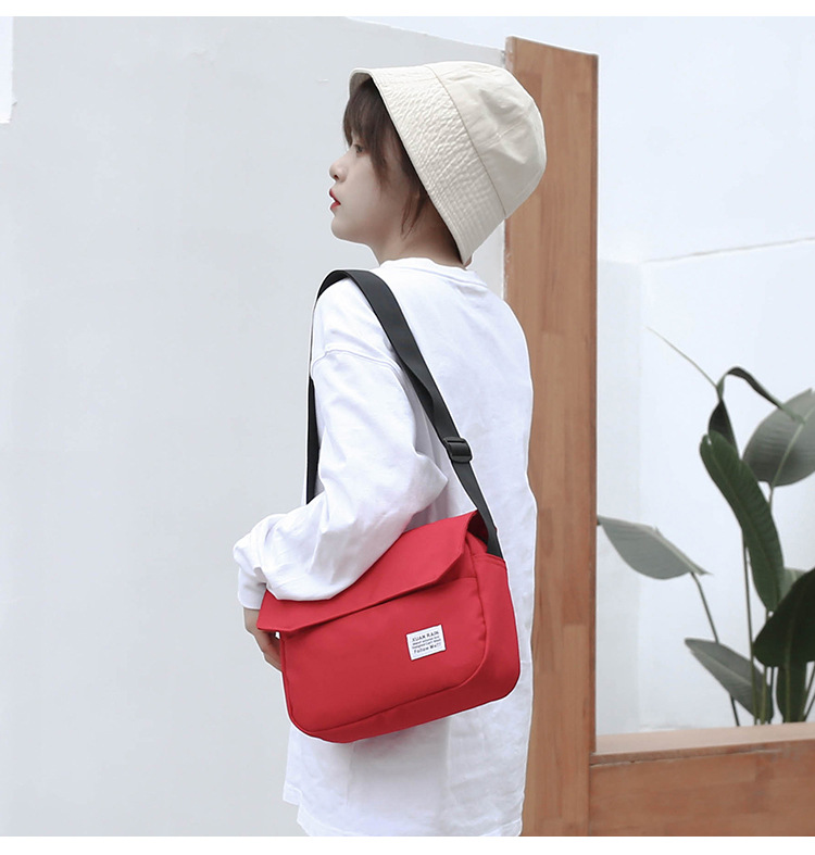 Bolso de Mensajero de estilo japonés de estilo coreano para mujer, 2023 nuevo bolso de moda, bolso bandolera casual para parejas