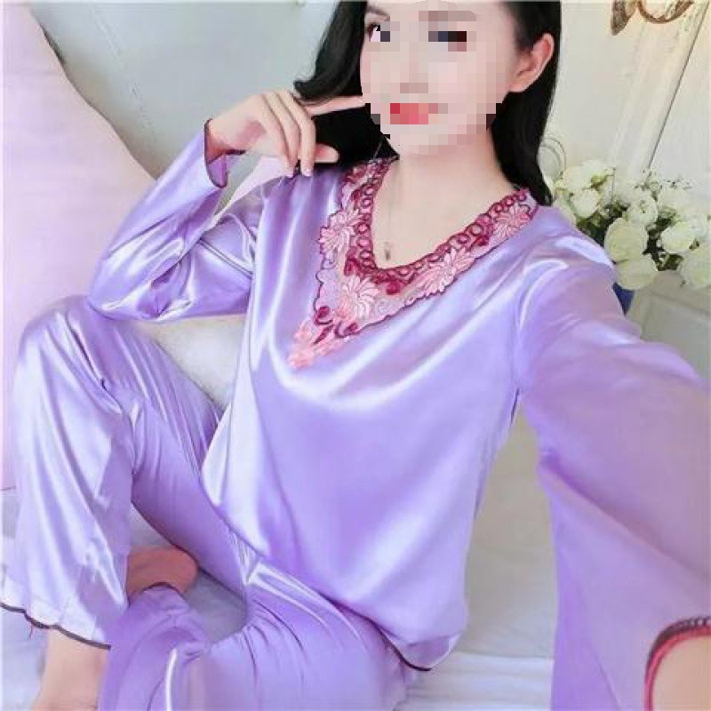 긴팔 8123 연보라색 세트