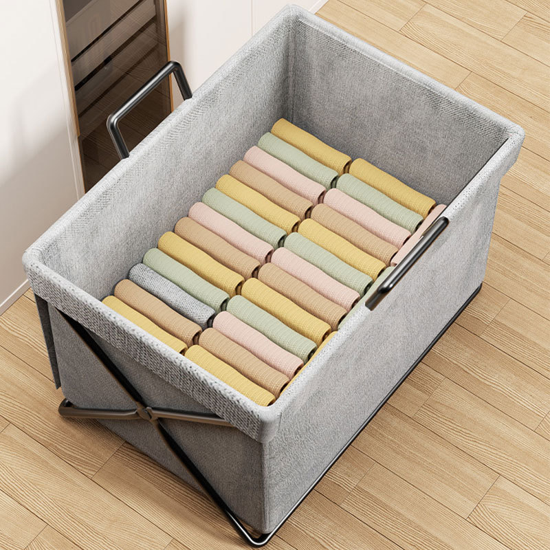 Dormitorio armario cesta de almacenamiento hogar cajón de tela plegable cesta de almacenamiento ropa interior pantalones ropa plegable caja de almacenamiento