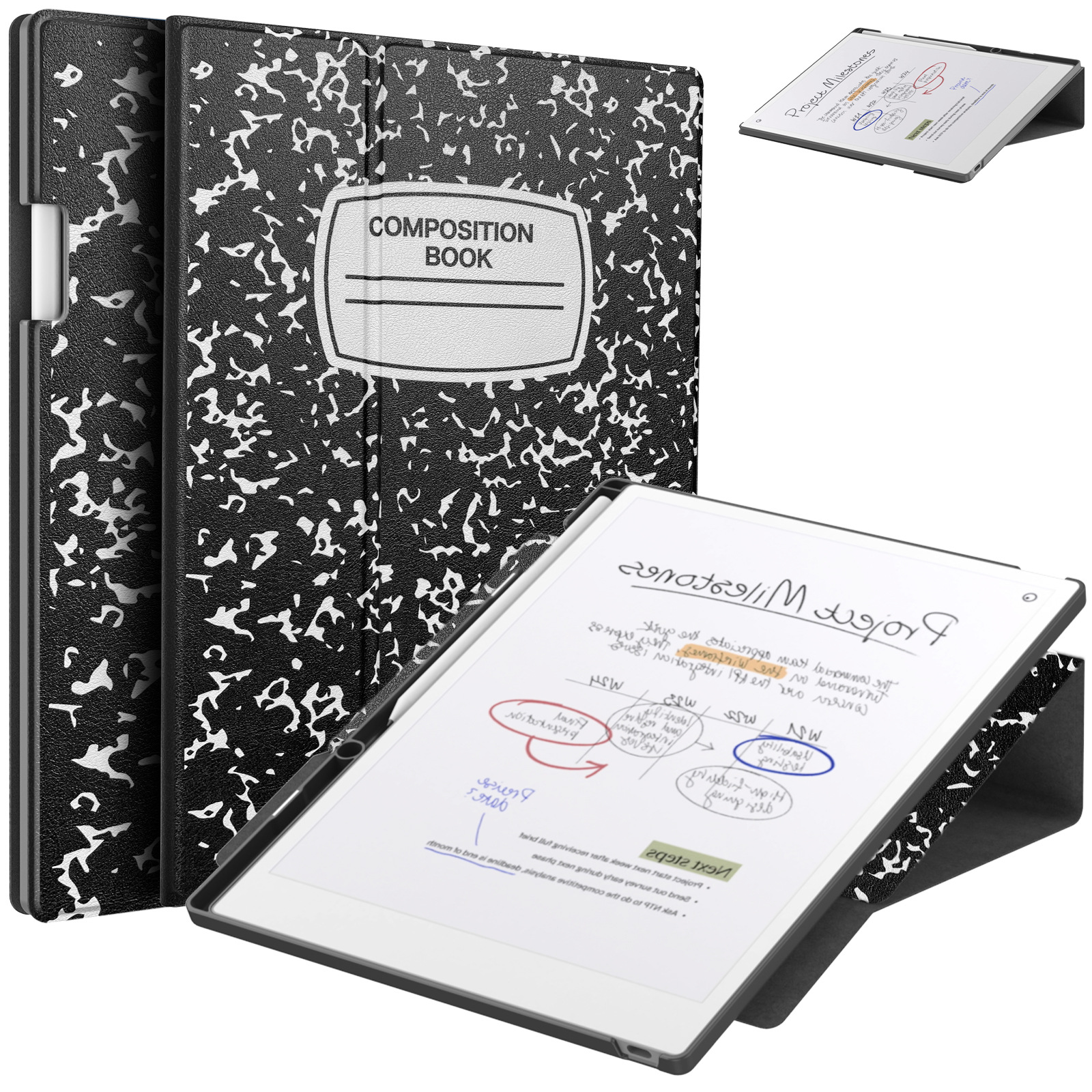 Aplicable al reutilizable Paper Pro Case 11.8 "Plate e-reader Case Rotating Case