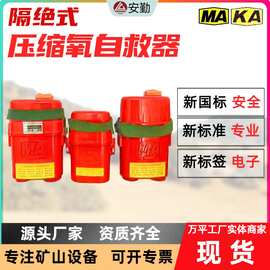矿用新国标自救器 可循环30分钟45分钟 隔绝式压缩氧自救器ZY30X