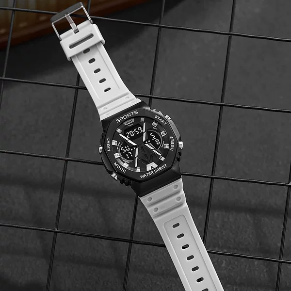 Cross-border Shopee men's electronic watch, multifunctional, waterproof, luminous, military-style outdoor sports men's wristwatch