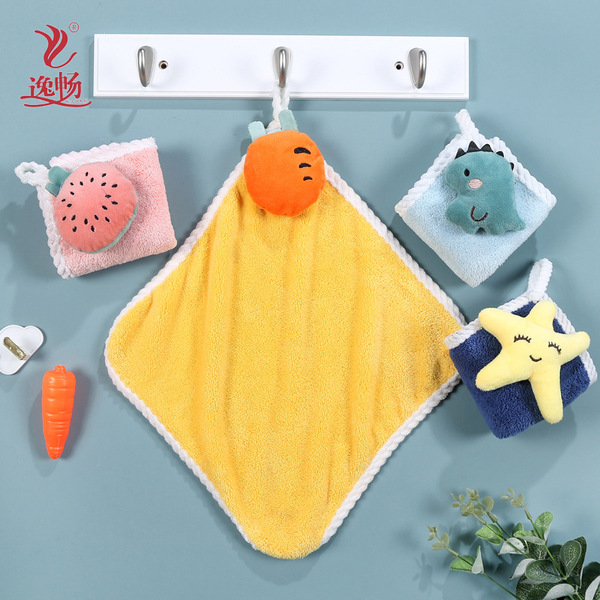 Coral soft children's towel for kindergarten