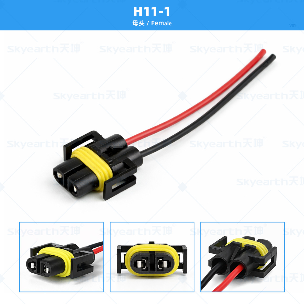 Zócalo del bulbo del coche H1H3H4H7H11H13H16 9005 9006 9007 portalámparas faro titular de la lámpara de niebla