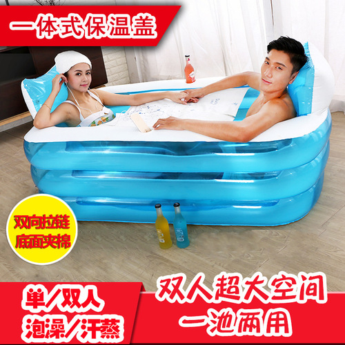 BB4C wholesale extra large bath tub couple double folding bath pool home extra large couple fat