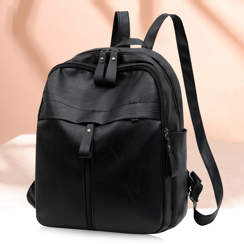 Mochila multiusos para mujer, nueva moda 2024, fácil de combinar, mochila de mujer, bolso de viaje de gran capacidad de cuero suave