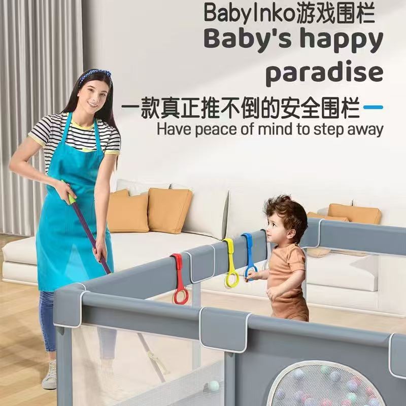 Cross-Border Playpen Baby Home Fence Children's Indoor Crawling Toy Guardrail Baby Ball Pool Guardrail