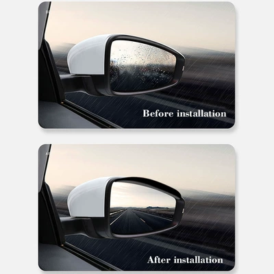 Rain Eyebrow, Rearview mirror rainproof sticker