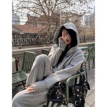 气质休闲运动套装女春秋冬阔腿裤宽松显瘦韩版时尚卫衣两件套学生