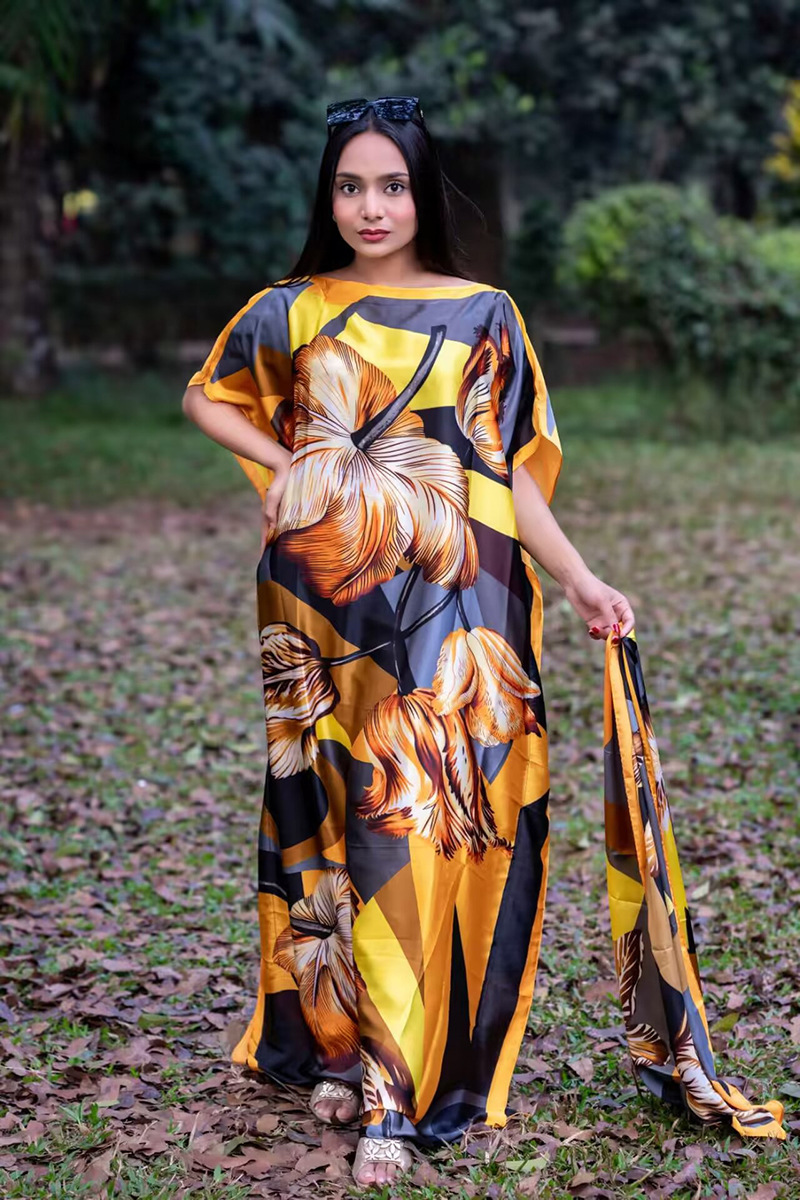 2025 primavera y verano nuevo Amazon venta rápida ropa malaya camisa de arena imitación seda brocado ropa de protección solar de vacaciones de playa