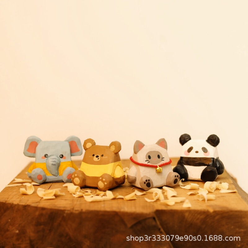 Cute Wooden Hand-Carved Rice Ball Pen Holder Desktop Ornament Pen Stand Hanging Decoration Gift Street Stall Travel Cultural and Creative Product Cute Wooden Hand-Carved Rice Ball Pen Holder Desktop Ornament Pen Stand Hanging Decoration Gift Street Stall Travel Cultural and Creative Product