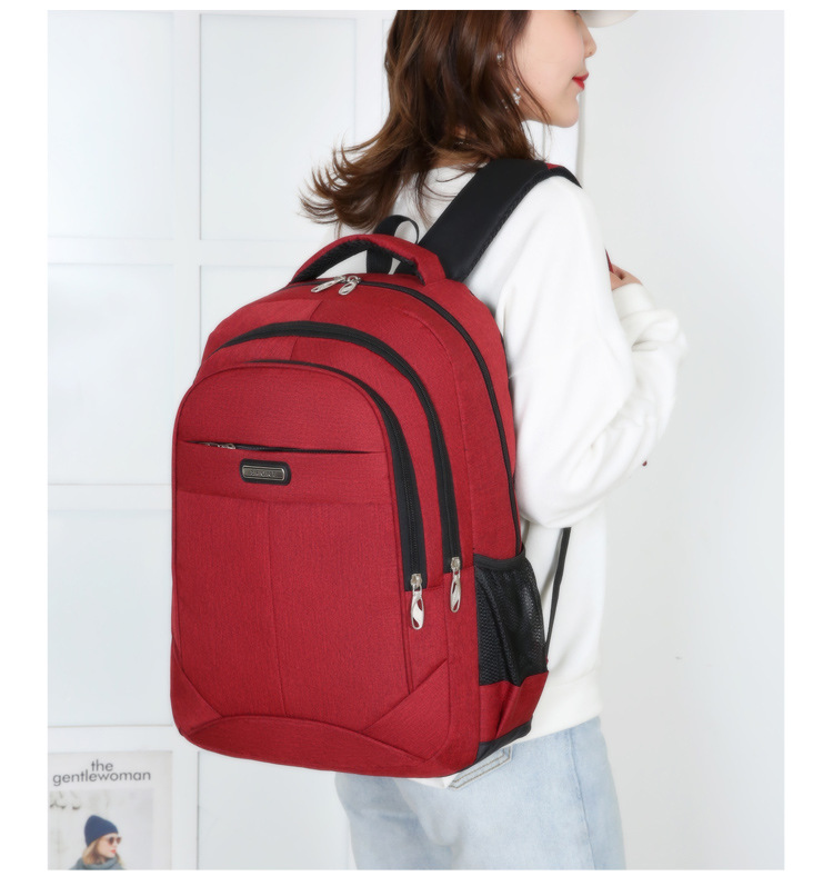 New Men's Backpack Casual Student Bag Fashion Travel Bag Business Computer Backpack Wholesale display picture 13