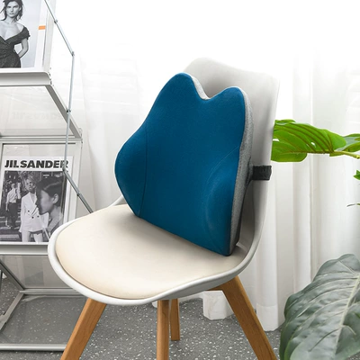 Car Lumbar Support Cushion Backrest Waist support - xizang-blue-gray-waist-cushion-446812-443812