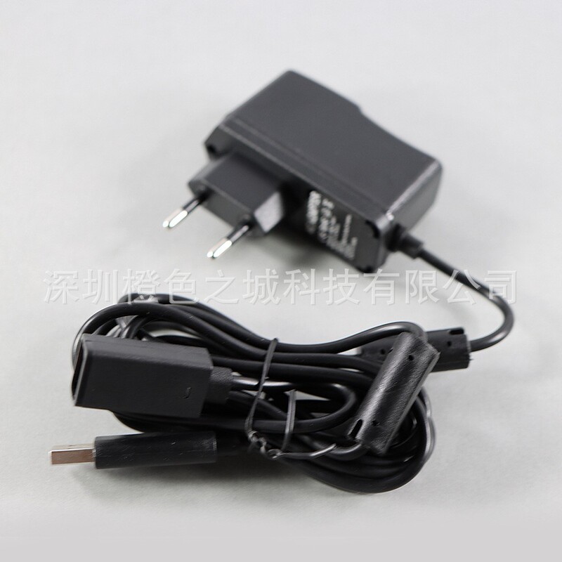Suitable for Xbox360 Kinect Motion-Sensing Power Supply X360 Motion-Sensing Adapter with Usb, New and Old Models Motion-Sensing Power Adapter