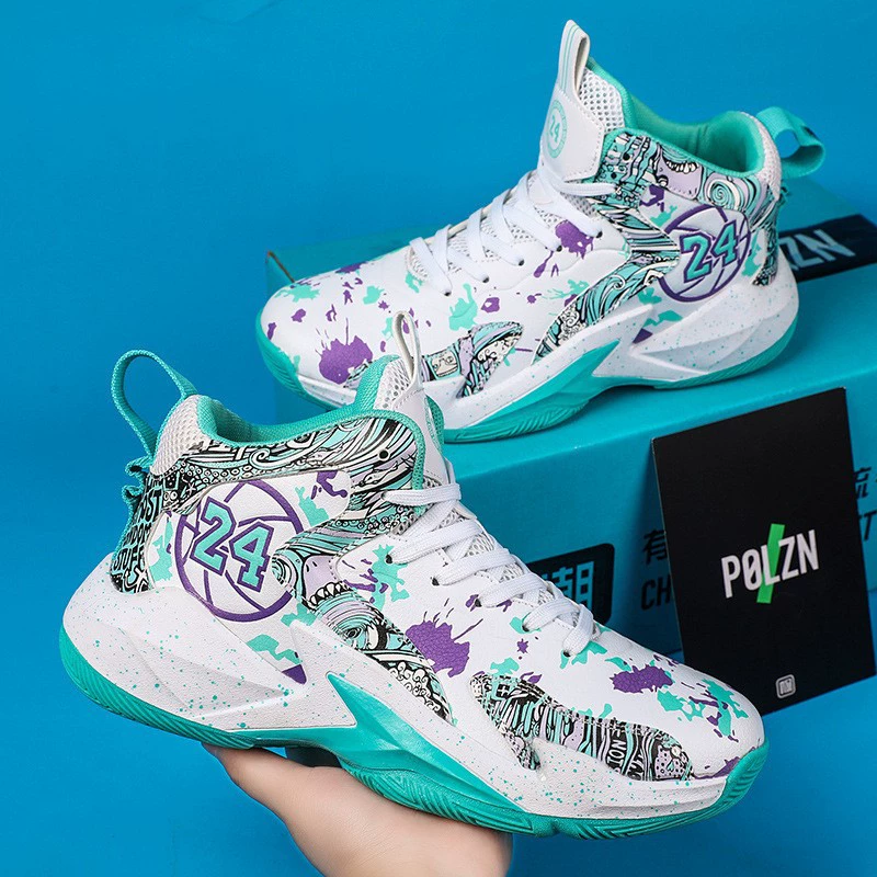2025 трансграничная кожаная баскетбольная обувь мужская обувь нескользящая дышащая спортивная обувь