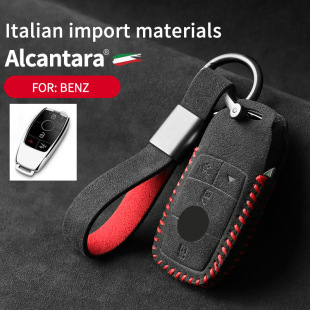 Pouzdro na klíče od auta Alcantara semišové pouzdro na klíče držák na klíče 2 Car Key Case Alcantara suede key case key holder 1
