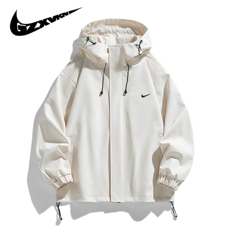 Men's 2026 Spring and Autumn Outdoor Jacket Single Layer Thin Solid Color Hiking Coat Couple's Windbreaker Jacket for Women