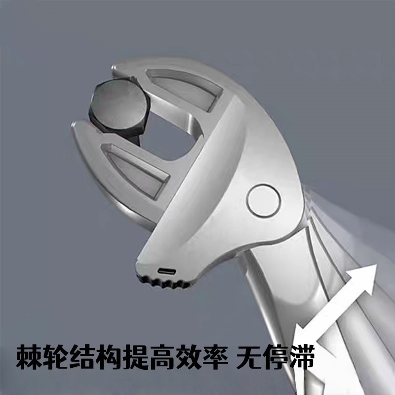 爆款多功能蟹钳式扳手快速自适应仿棘轮扳手工业级大开口扳手批发|undefined