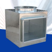来图定制消声静压箱送风管道消声降噪装置加厚镀锌消声器静压箱