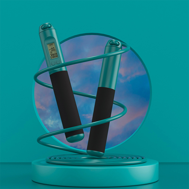 검정색 + 진한 녹색 긴 로프 스타일