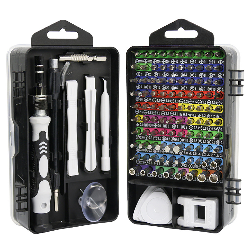 117-en-un destornillador manual traje portátil teléfono móvil reparación y desmontaje combinación traje destornillador herramienta