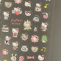 Маленькая красная книга та же милая Hellokitty кошачья плоская наклейка Hello Kitty Kitty Kit Water Cup стикер для мобильного телефона