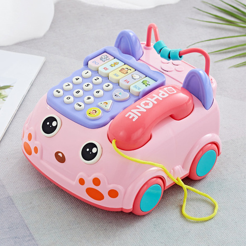 Comedy 6827 Sound and Light Music Baby Educational Phone for Children Wholesale