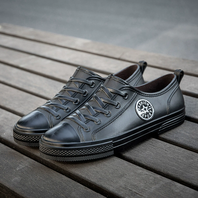 Непромокаемая обувь Four Seasons, мужская и женская непромокаемая обувь для пар, весенне-осенняя Студенческая модная Нескользящая Легкая удобная пластиковая оптовая продажа