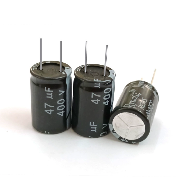 Аллюминиевый электролитический конденсатор 400V 47µF высокого напряжения 16x25 долгий срок службы стандартный размер