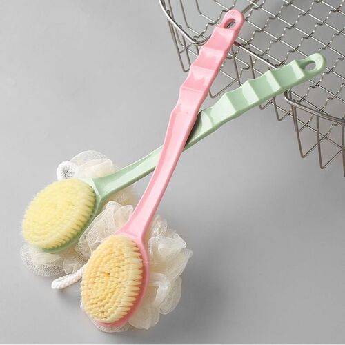 Long-handled bath sponge brush, bath towel, bath towel, powerful decontamination tool, bath towel, wipe the back without asking anyone to rub mud