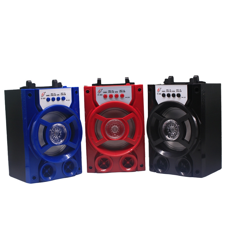 YF-663携帯無線bluetoothスピーカーマイク付き屋外k歌スピーカーカード携帯広場ダンススピーカー|undefined