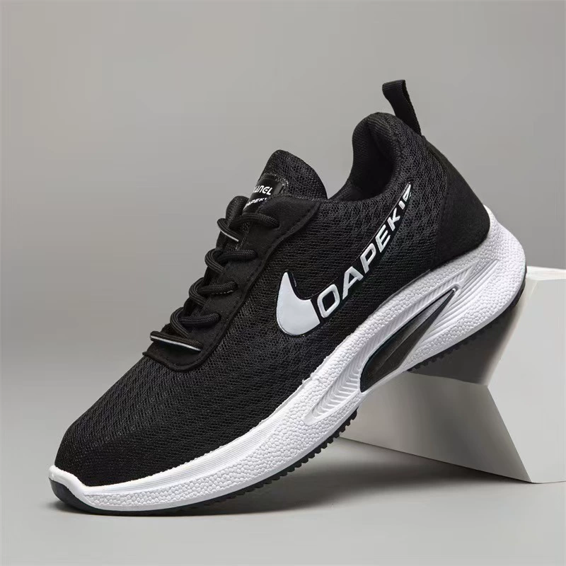 2024 трансграничные новые весенние осенние мужские кроссовки сетчатая обувь для бега повседневная обувь дышащая и износостойкая внешняя торговля оптовая кроссовка