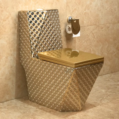 タイの金便器の個性的なカラー便器を輸出します。