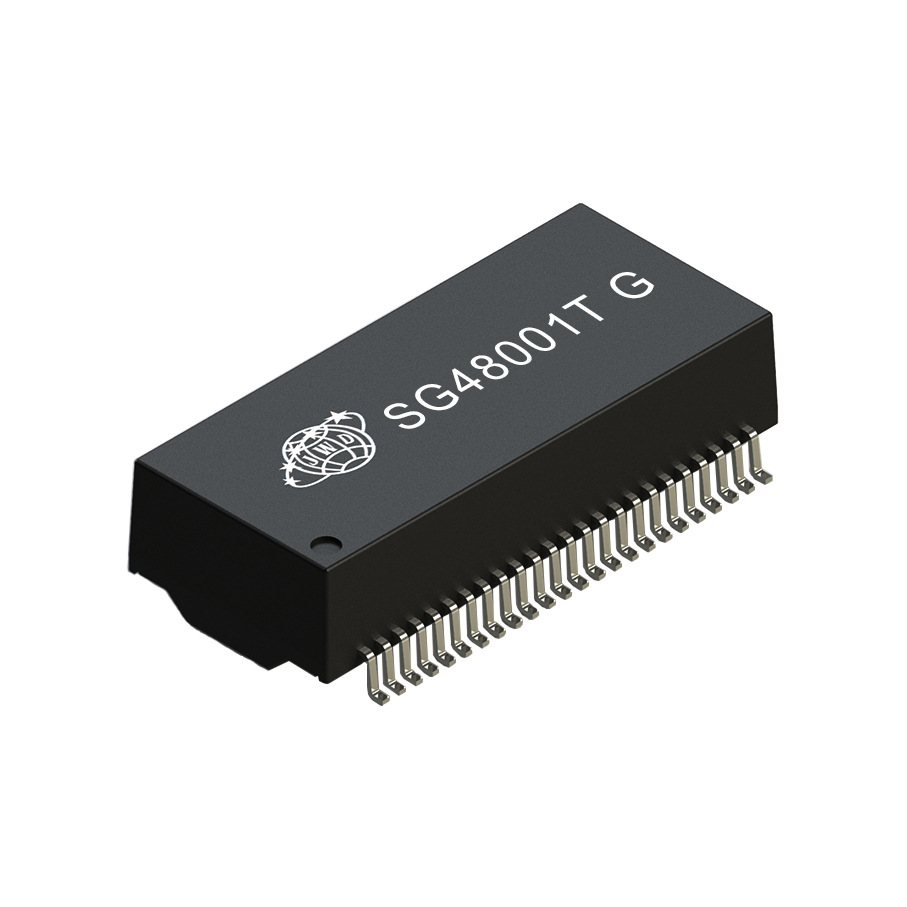 SG48001T G 双口千兆 工业级贴片网络变压器48pin 以太网滤器