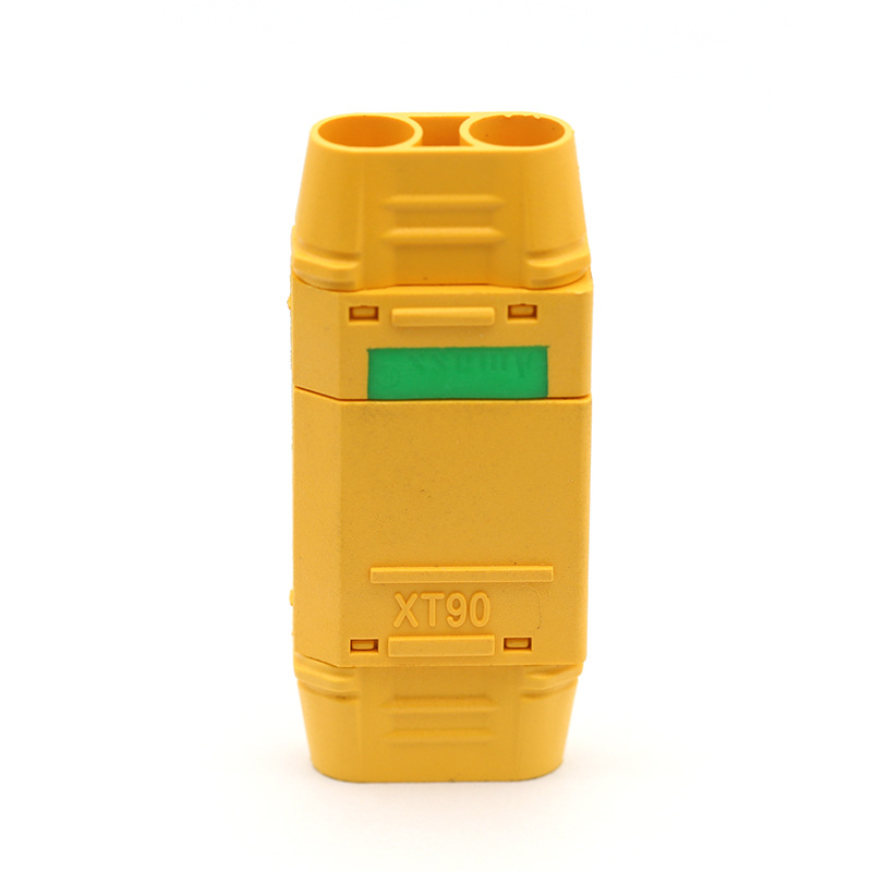 艾迈斯XT90S公母新能源储能电源防打火连接器黄色插头接线端子