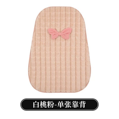 cushion goddess – Wool pad - pink-bow-pink-1-backrest