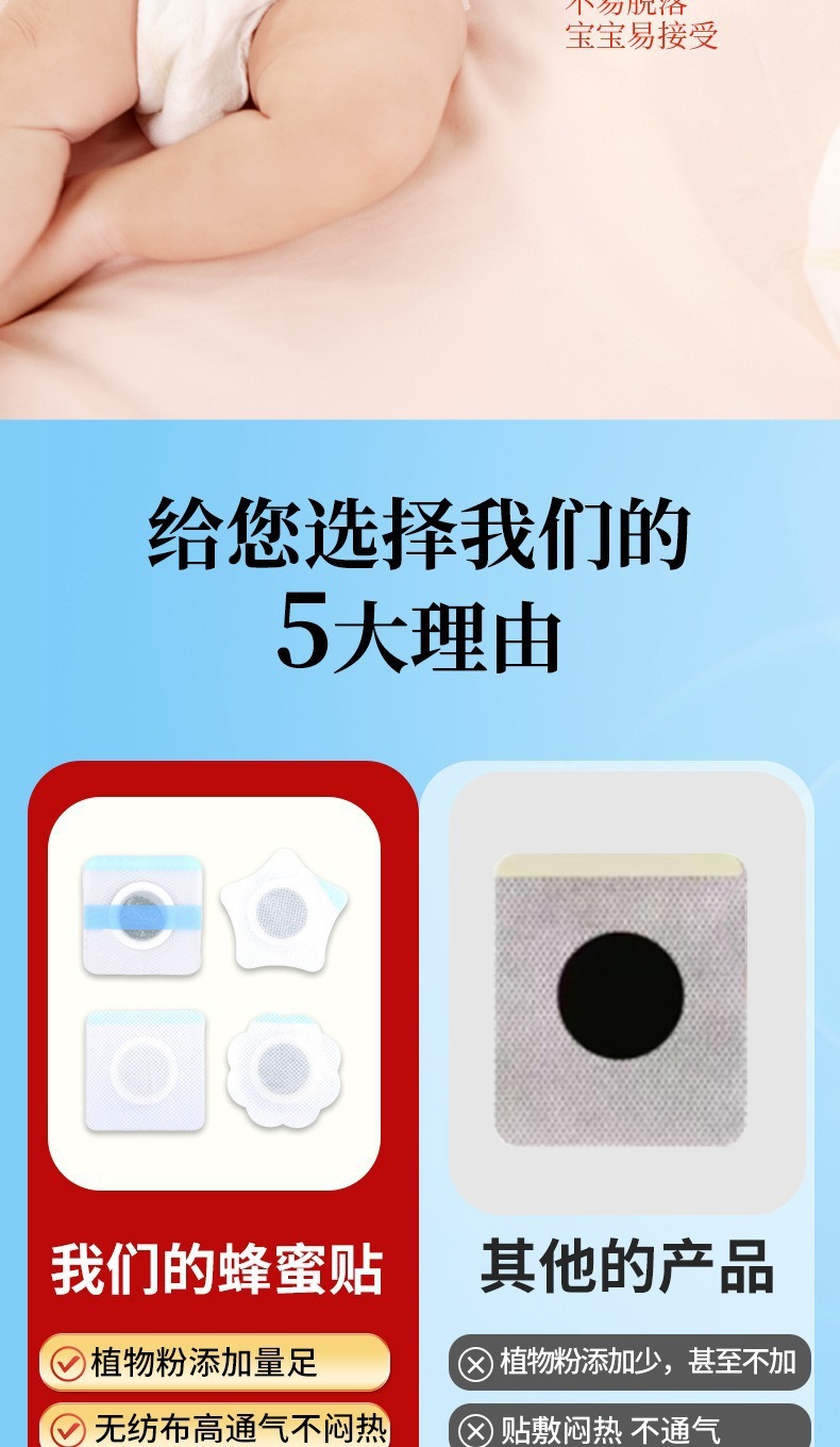 Children's Spleen Support Herbal Patch Honey Paste Belly Patch for Traditional TCM Wellness quality and texture