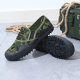 87-style camouflage release shoes canvas shoes one-step rubber shoes for construction site farmland labor protection shoes non-slip wear-resistant military training shoes