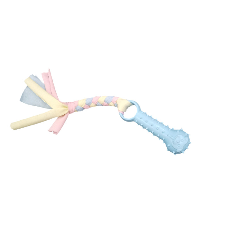 Transfronterizo nuevo TPR perro gato juguete mascota mordedura-resistente pezón cubierta de tela de entrenamiento de juguete suministros fabricante