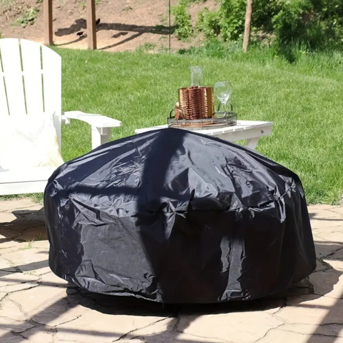 Fire Pit Cover Fire Bowl Cover Waterproof Dustproof Sunproof TEMU Hot Selling Cover for BBQ Grill Cross-border Outdoor Round