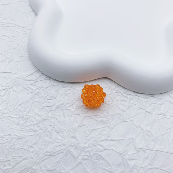 Creative woven beads handmade with zircon