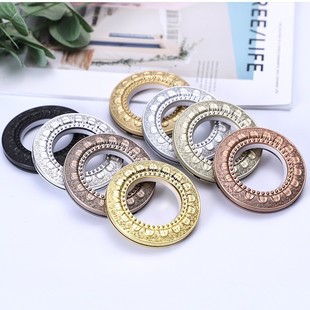 Curtain Buckle Accessories Roman Ring Curtain Accessories Silent Silencer Ring Export Hot Selling 75 Sunflower Multi-Color Cross-Border