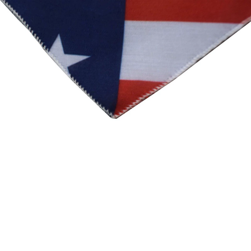 American Elements Полиэстер Хлопок Цифровой Квадрат Хлопок Квадрат Треугольник Площадь День Независимости Pet Треугольник Площадь
