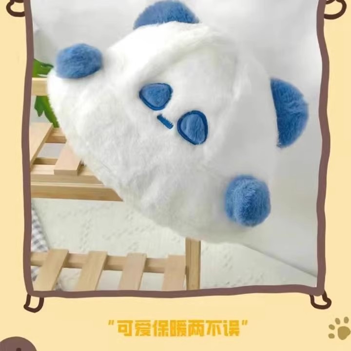 벙거지 모자 동물식 모자 용 판다 카피바라 모자 모직 여학생 선물