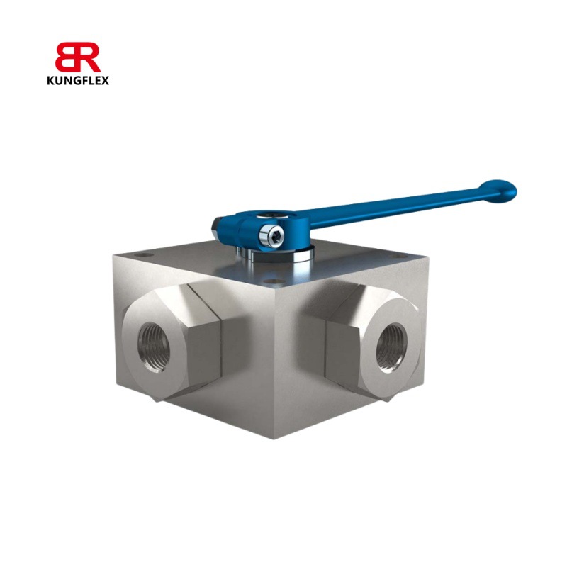 供应美尔基安4通高压球阀 4KH-8S四通球阀 250 - 500BBAR