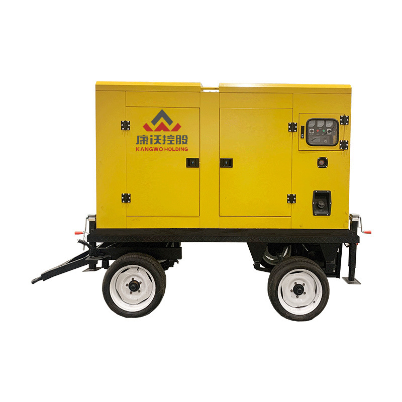 モバイル発電機 220v 防雨型ディーゼル発電機ノイズ低減三相電気バックアップ 50-75 kw|undefined