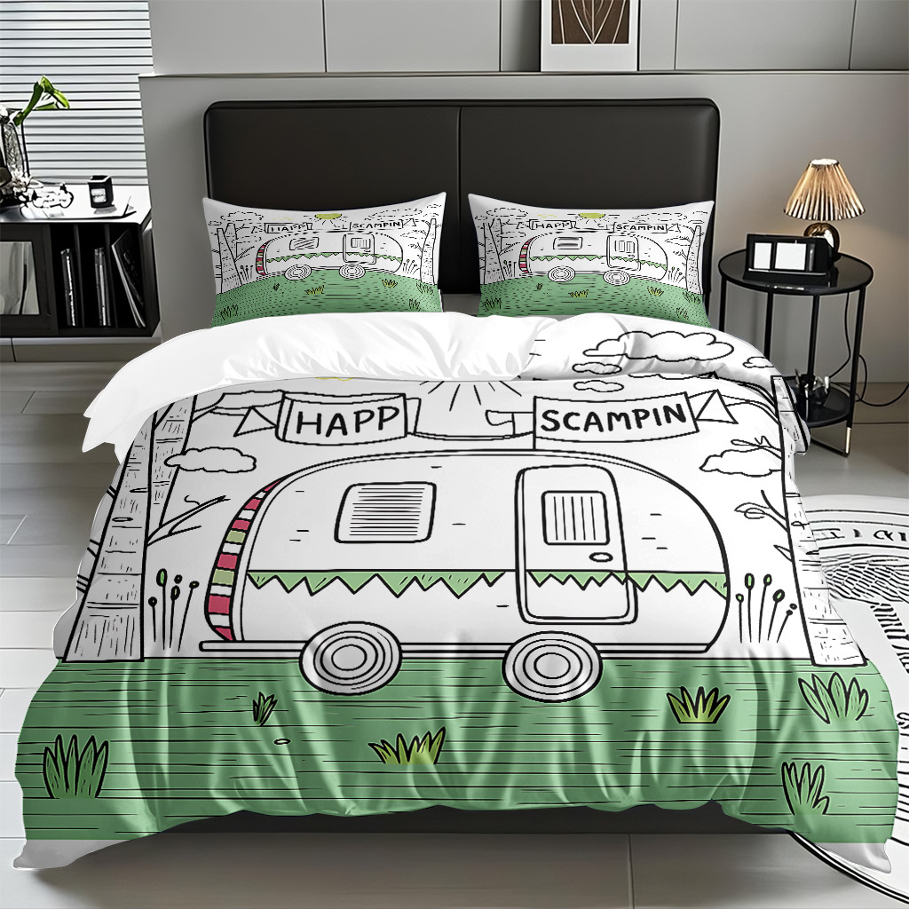 Camping Wind Digital Printed Edredon Kit Moisture Breathable Pro-Pel a través de la fábrica de la fuente para llevar a cabo TEMU / JIT