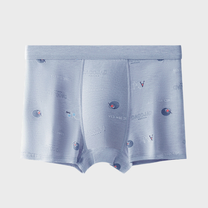 Pantalones interiores de hombre, pantalones de algodón, pantalones de cintura media, pantalones de niño, pantalones de impresión cómodos y transpirables, pantalones de hombre, cabeza para hombre